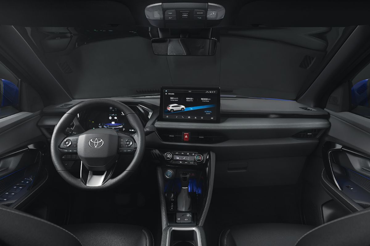 Interior do Toyota Yaris Cross