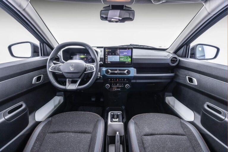 Interior do Renault Kwid Zen 2026