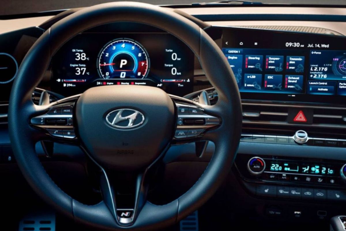 Interior do Hyundai HB20