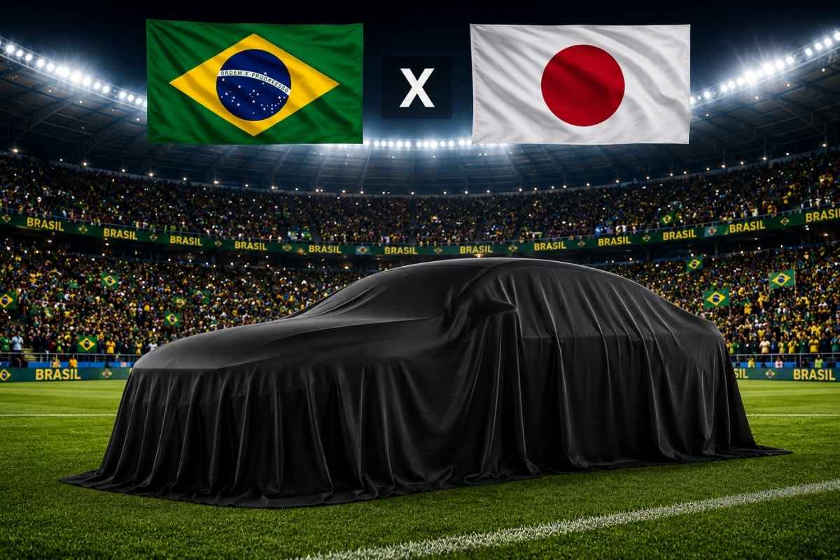 Brasil x Japão - Imagem gerada por IA