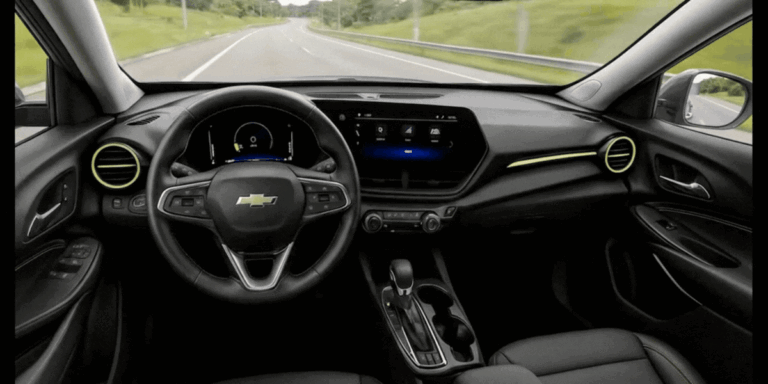 Interior do Chevrolet Tracker