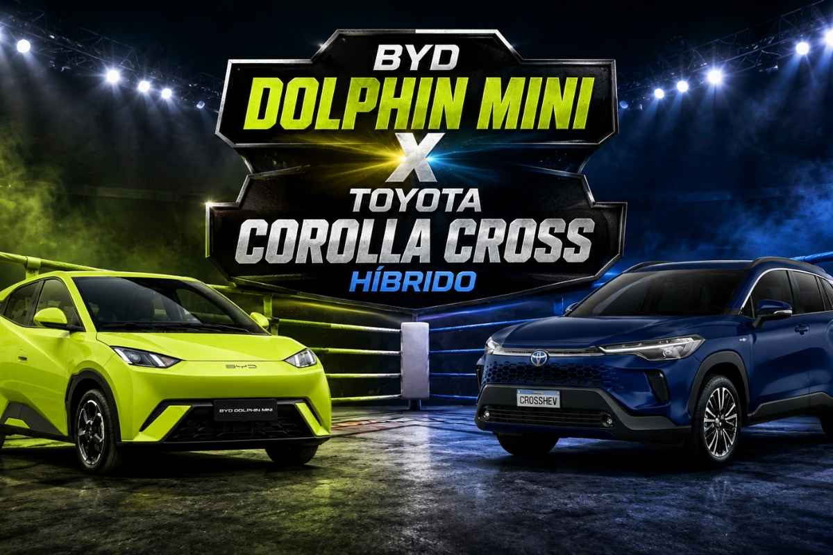 BYD Dolphin Mini x Toyota Corolla Cross