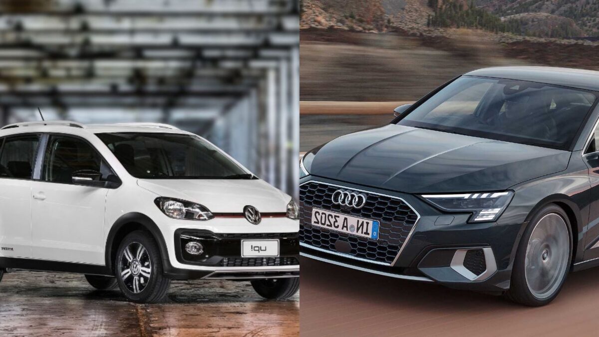 Up! TSI e Audi A3
