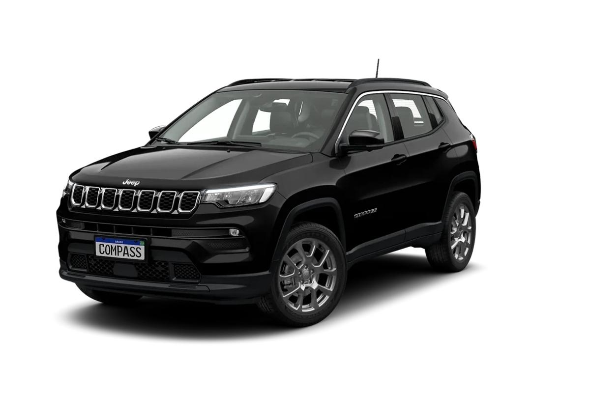 Compass Sport 2026/2026 sem opcionais e na cor Preto Carbon