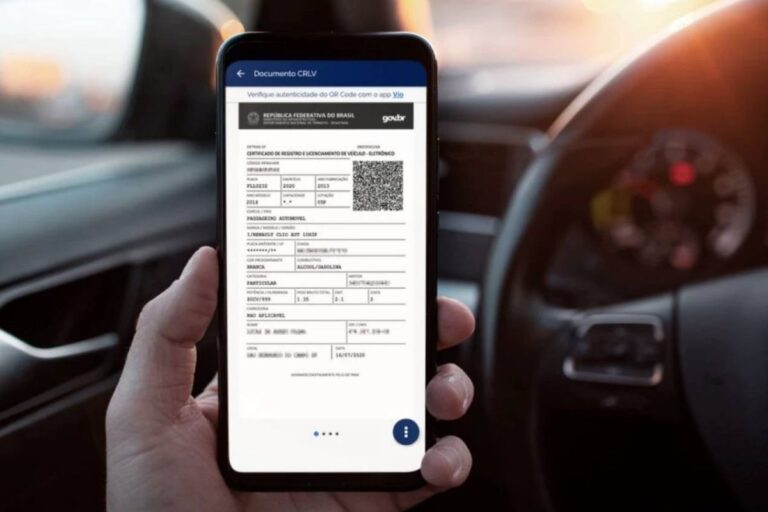Licenciamento 2026 pelo aplicativo do celular