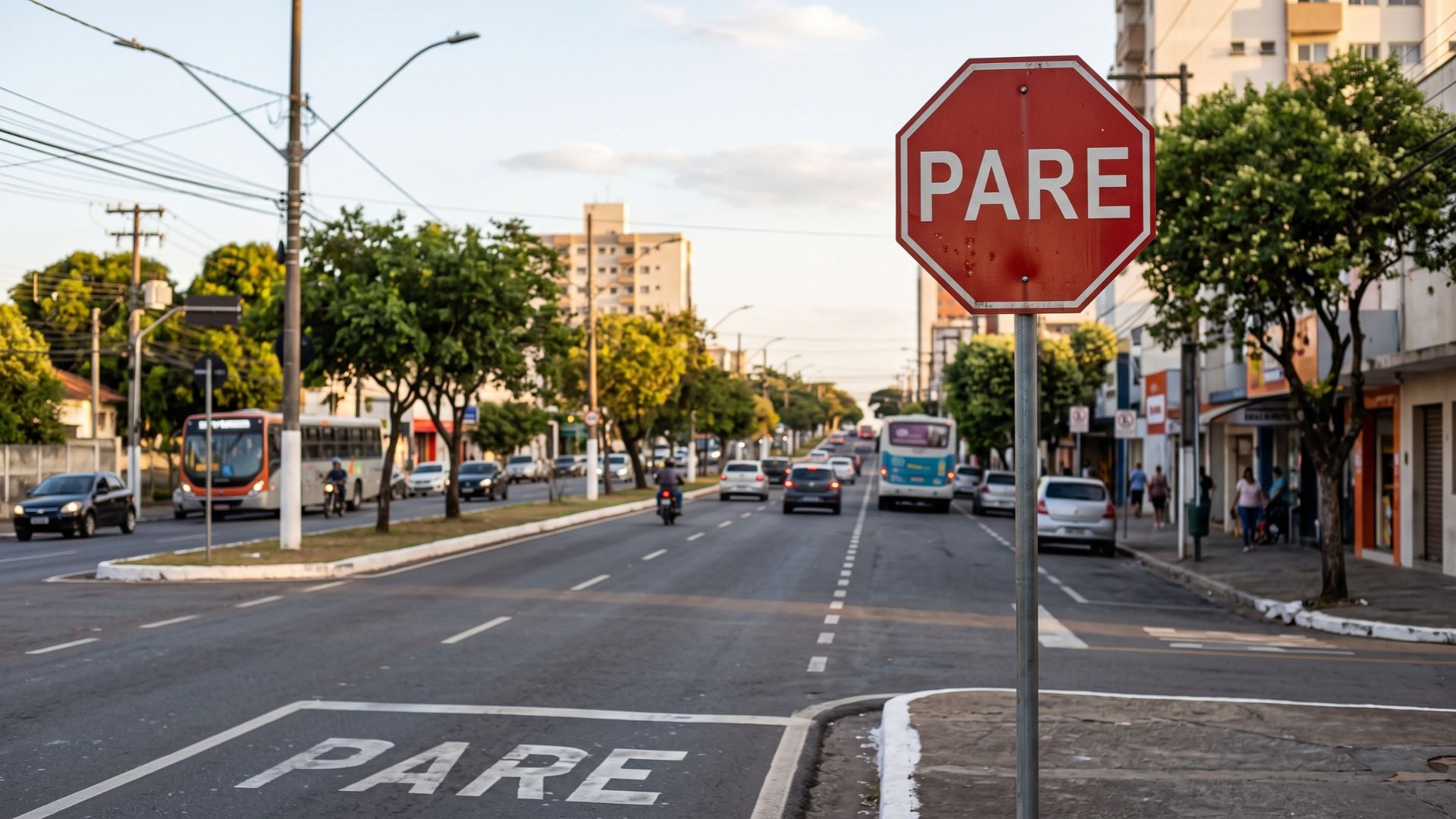 placa PARE