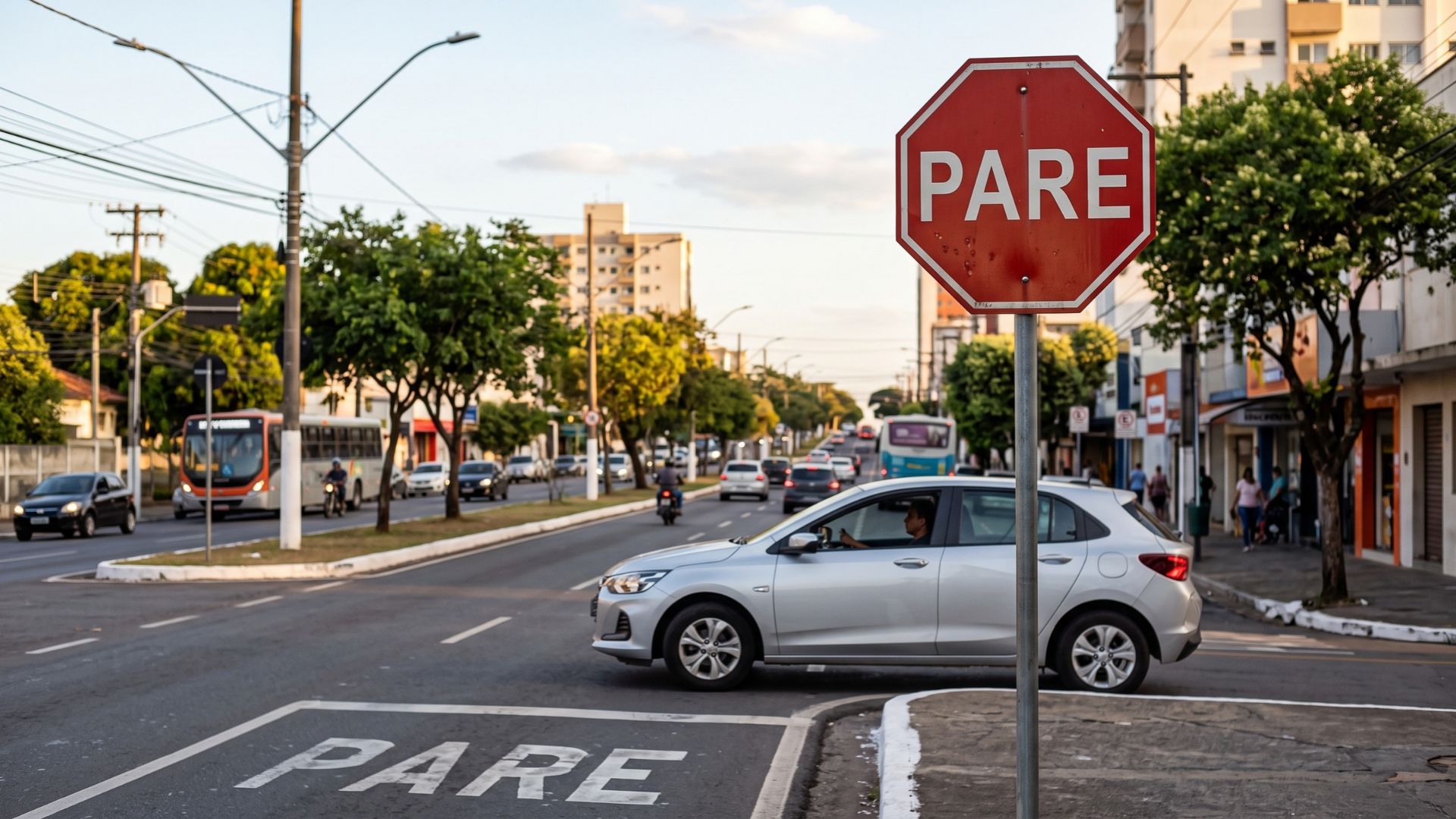 placa PARE