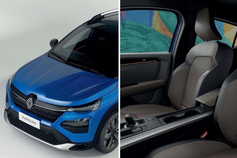 (frente e nterior) do Renault Kardian Iconic 2026